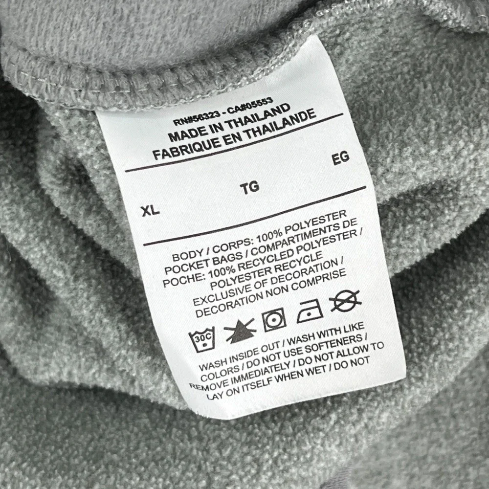 VTG Rare Nike University of Arizona Wildcats Gray 1/4 Zip Fleece Sweatshirt XL